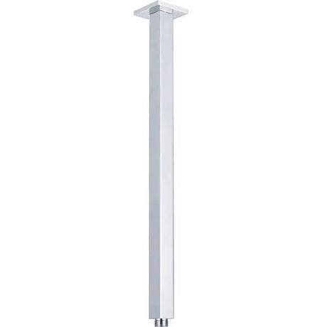 Square Chrome Ceiling Dropper, 600mm fienza