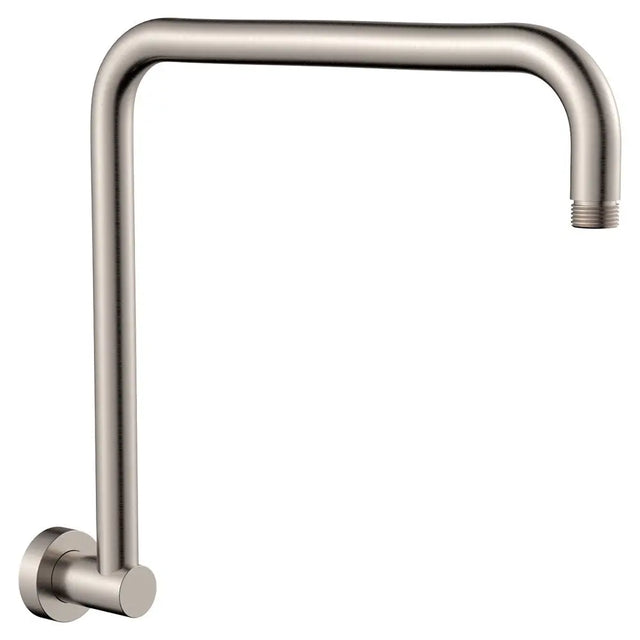 Round Fixed Gooseneck Shower Arm, Brushed Nickel fienza