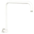 Round Fixed Gooseneck Shower Arm, Matte White fienza