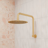 Round Fixed Gooseneck Shower Arm, Urban Brass fienza