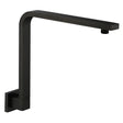 Square Fixed Gooseneck Arm, Matte Black fienza