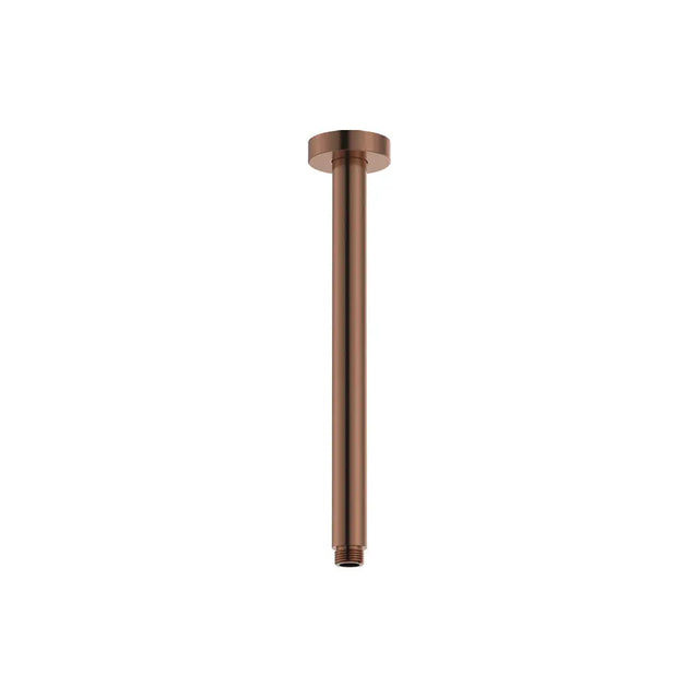 Round Shower Dropper, 300mm, Brushed Copper fienza