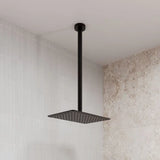 Round Shower Dropper, 450mm, Matte Black fienza