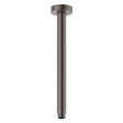 Round Shower Dropper, 300mm, Gun Metal fienza