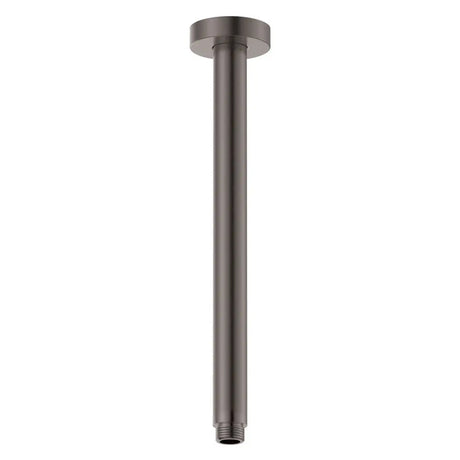 Round Shower Dropper, 300mm, Gun Metal fienza