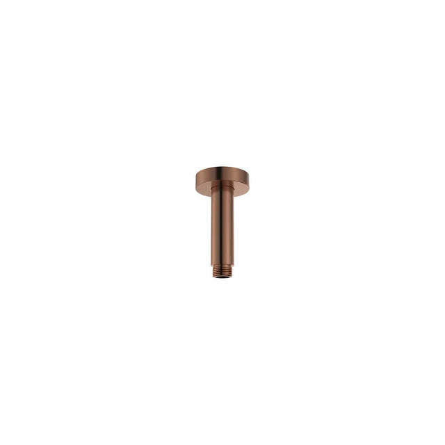 Round Shower Dropper, 100mm, Brushed Copper fienza