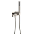 Isabella Hand Shower, Rectangular Plate, Brushed Nickel fienza