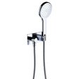 Kaya Hand Shower, Rectangular Plate, Chrome fienza