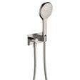 Kaya Hand Shower, Rectangular Plate, Brushed Nickel fienza