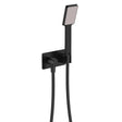 Koko Hand Shower, Rectangular Plate, Matte Black fienza