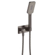 Tono Hand Shower, Rectangular Plate, Gun Metal fienza