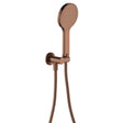 Kaya Hand Shower, Round Plate, Brushed Copper fienza