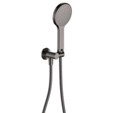 Kaya Hand Shower, Round Plate, Gun Metal fienza
