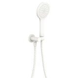 Kaya Hand Shower, Round Plate, Matte White fienza