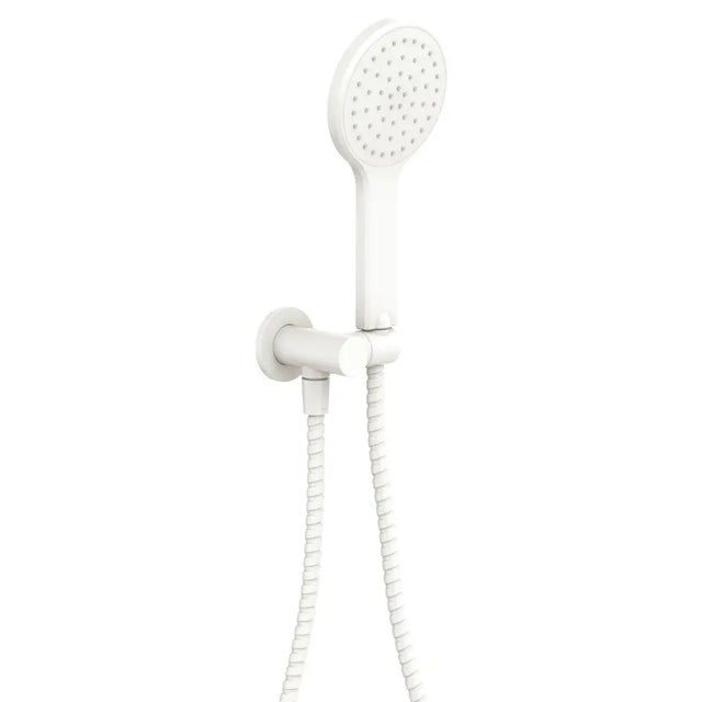 Kaya Hand Shower, Round Plate, Matte White fienza