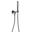 Isabella Hand Shower, Round Plate, Chrome fienza