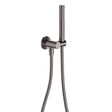 Isabella Hand Shower, Round Plate, Gun Metal fienza