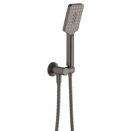 Tono Hand Shower, Round Plate, Gun Metal fienza