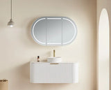 Olivia LED Mirror Cabinet 1200X750X155mm Poseidonbk