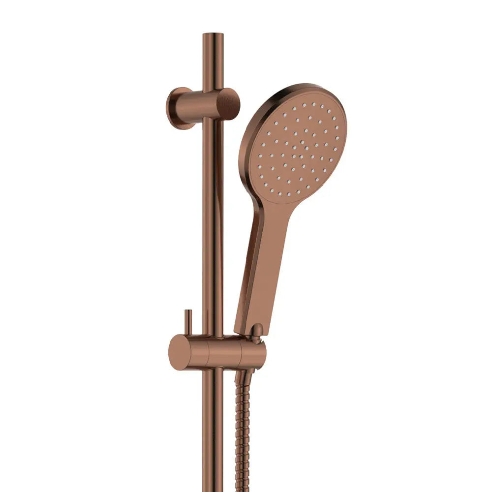 Kaya Rail Shower, Brushed Copper fienza