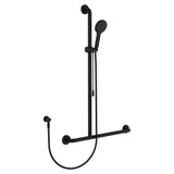 Hustle Care Inverted T Rail Shower with Push/Pull Slider, Left-Hand fienza