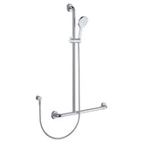 Luciana Care Inverted T Rail Shower, Left-Hand fienza