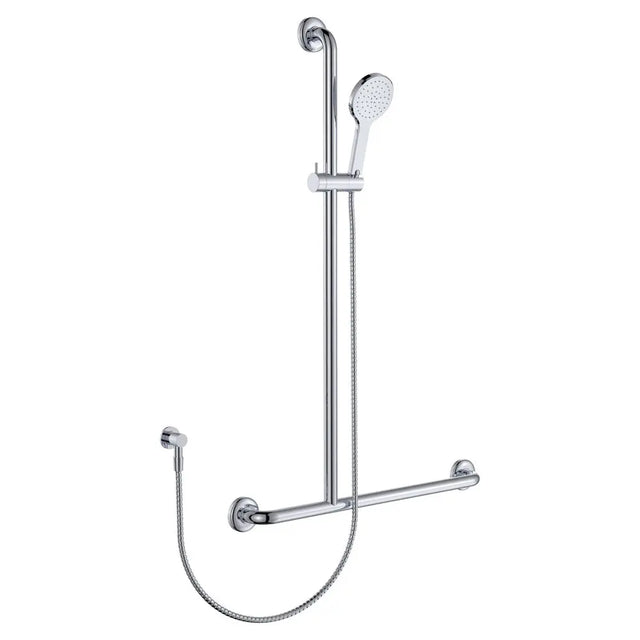 Luciana Care Inverted T Rail Shower, Left-Hand fienza