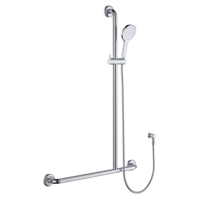 Luciana Care Inverted T Rail Shower, Right-Hand fienza