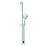 Care Inverted T Rail Shower with Push/Pull Slider, Chrome fienza