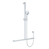 Care Inverted T Rail Shower, Chrome fienza