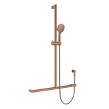 Care Inverted T Rail Shower, Brushed Copper fienza