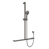 Care Inverted T Rail Shower, Gun Metal fienza