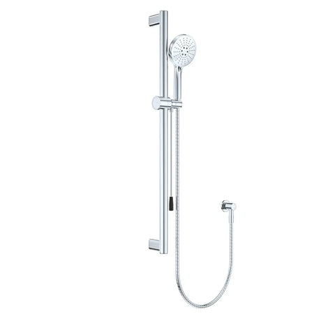 Care Rail Shower with Push/Pull Slider, Chrome fienza