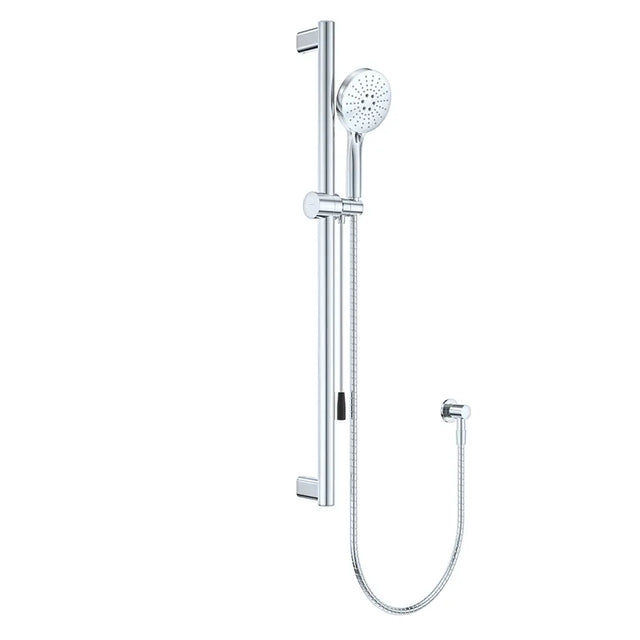 Care Rail Shower with Push/Pull Slider, Chrome fienza