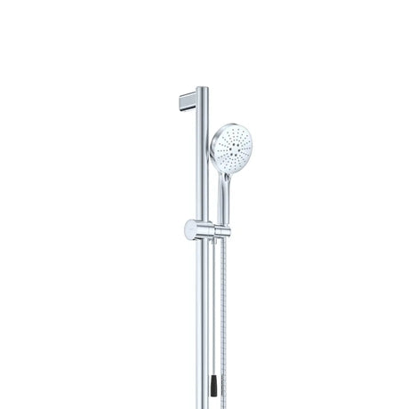 Care Rail Shower with Push/Pull Slider, Chrome fienza