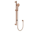 Care Rail Shower with Push/Pull Slider, Brushed Copper fienza