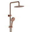 Kaya Twin Shower, Brushed Copper fienza