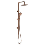 Kaya Twin Shower, Brushed Copper fienza