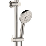Empire Slim Curved Twin Shower, Brushed Nickel fienza