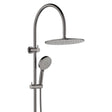 Empire Slim Curved Twin Shower, Gun Metal fienza