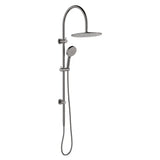Empire Slim Curved Twin Shower, Gun Metal fienza