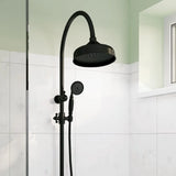 Lillian Twin Shower, Matte Black fienza