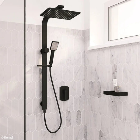 Koko Deluxe Twin Shower, Matte Black fienza