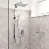 Koko Deluxe Twin Shower, Chrome fienza