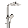 Kaya Deluxe Twin Shower, Brushed Nickel fienza