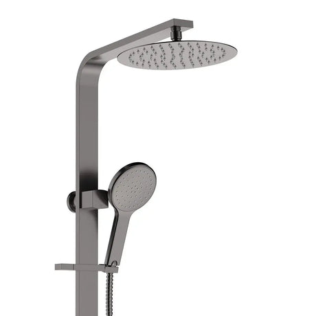 Kaya Deluxe Twin Shower, Gun Metal fienza