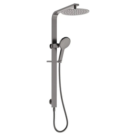 Kaya Deluxe Twin Shower, Gun Metal fienza