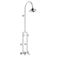 Lillian Exposed Rail Shower & Bath Set, Chrome fienza