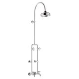 Lillian Exposed Rail Shower & Bath Set, Chrome fienza