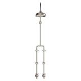 Lillian Exposed Rail Shower & Bath Set, Brushed Nickel fienza